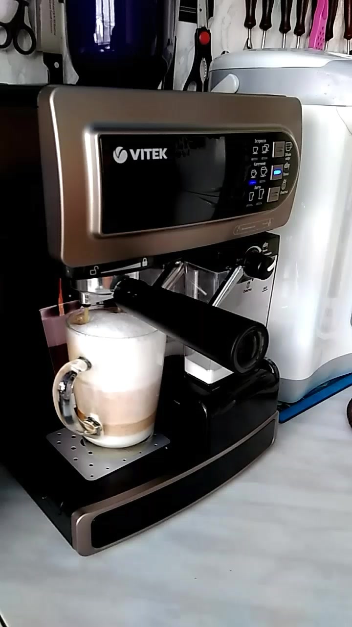 Стоит ли покупать Кофеварка рожковая VITEK VT1517 BN? Отзывы на Яндекс
