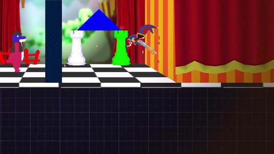 Pomni with a gun in The Amazing Digital Circus