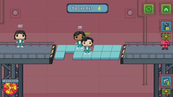 Игра в Кальмара - стеклянный мост — играть онлайн бесплатно на сервисе ...