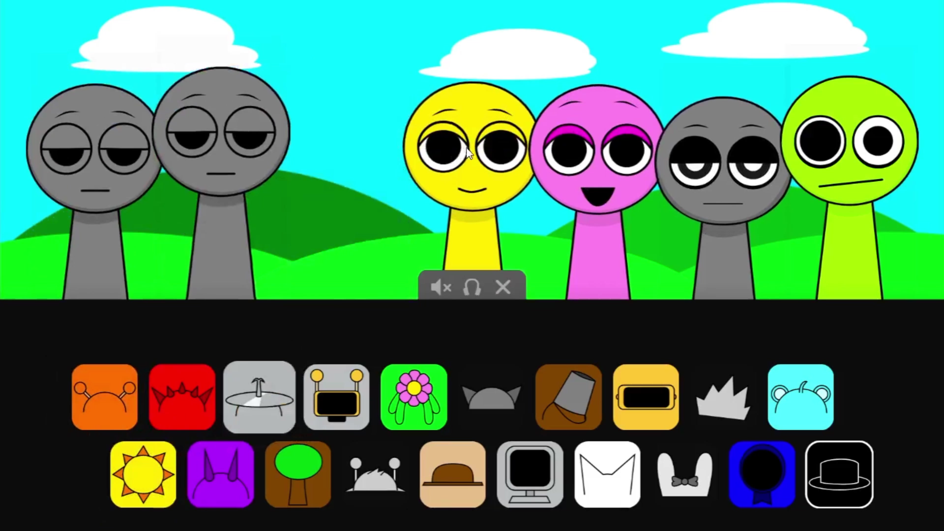 Sprunki But They Are Bald by BeverlyHoss Play Online For Free On 