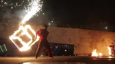 огненное шоу(фаершоу, Fireshow)  "Огненная Феерия"