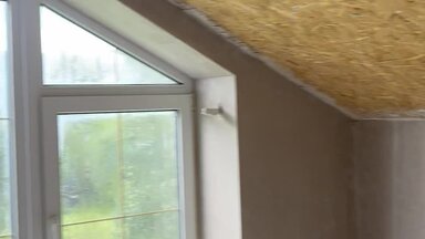 Штукатурка дом с мансардой 300м2 по полу