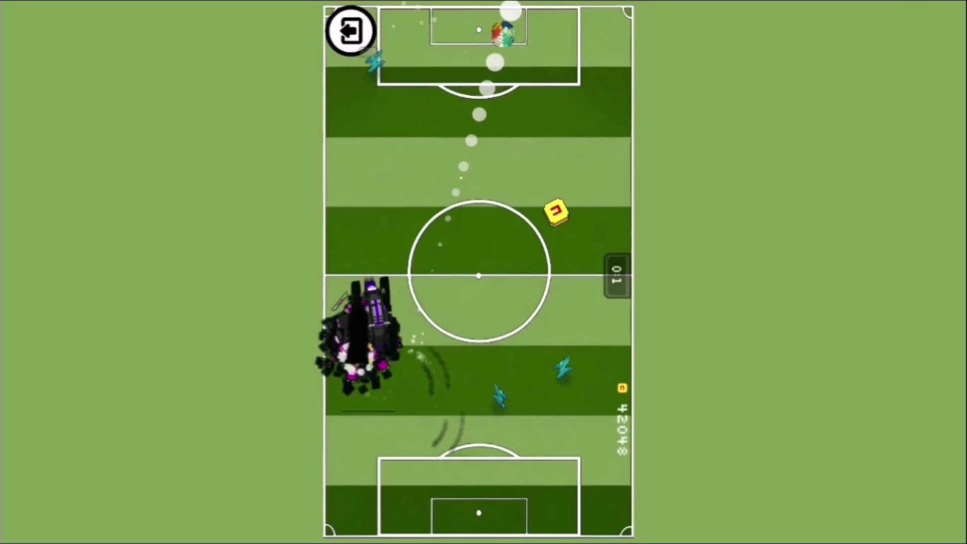 Fun soccer league with cars for two players — play online for free