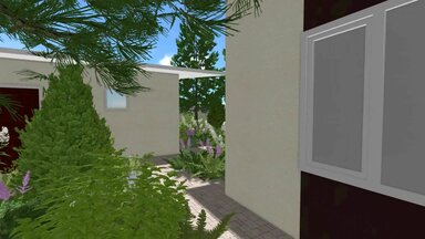 Ландшафтный дизайн теневого участка