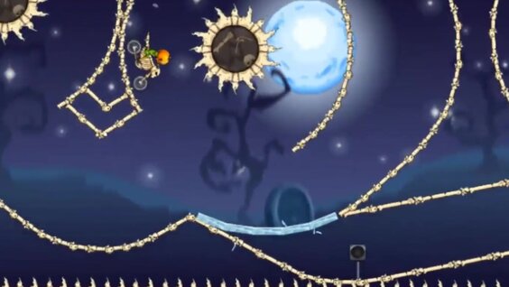 Moto x3m Spooky Land — play online for free on Yandex Games