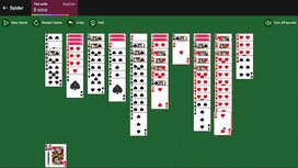 Spider Solitaire (1, 2, e 4 naipes) — Jogue online gratuitamente em Yandex  Games