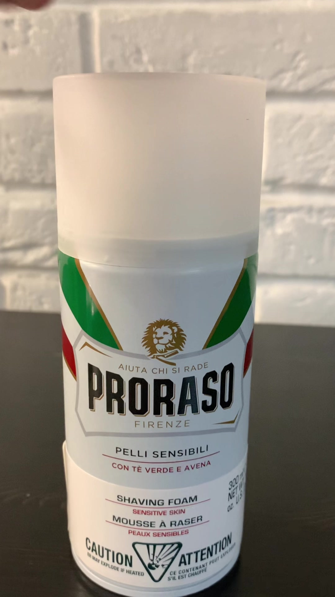 Пена для бритья Зелёный Чай и Овёс Proraso, 300 мл — фото 1