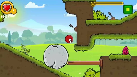 Red ball spiked (by Krutye igry) play online for free on Yandex