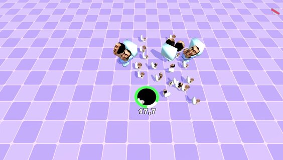 Skibidi toilets and a hole — spēlēt online par brīvu Yandex Games