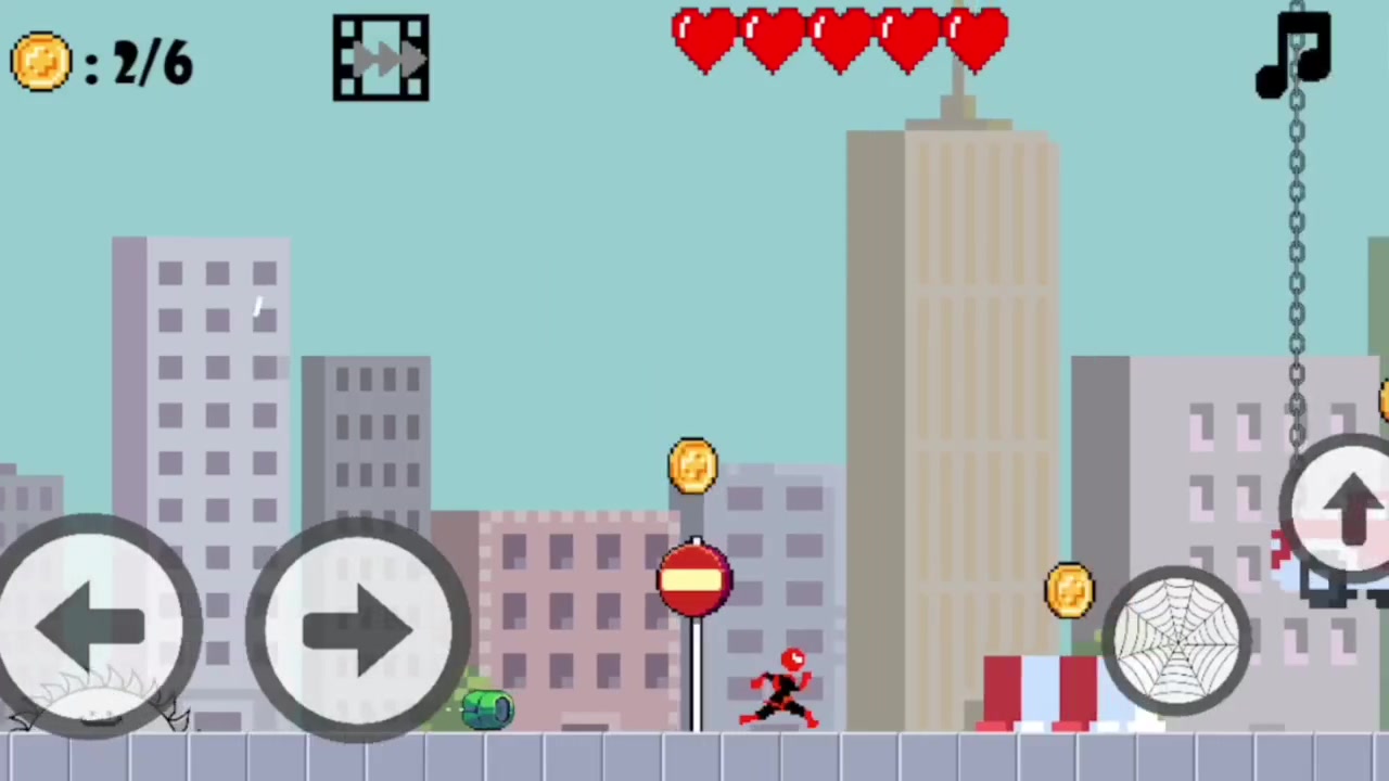 Super-herói aranha Stickman com gancho — Jogue online