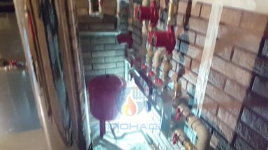 Монтаж котельной с напольным котлом.