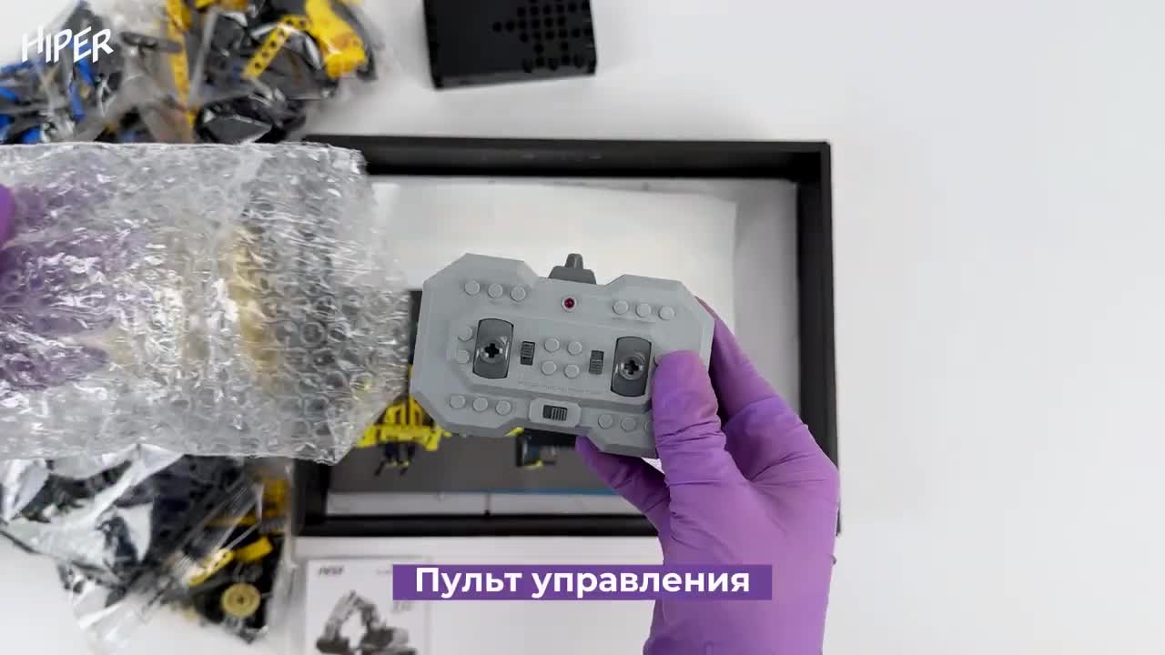 Конструктор HIPER Конструктор экскаватор на пульте управления 3 в 1 HIPER STEM EXCAVATOR HBB-0033 430 деталей, 430 дет. — фото 1