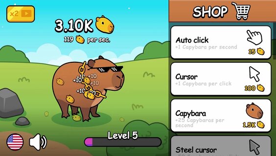 Capybara Evolution: Clicker — play online for free on Yandex Games