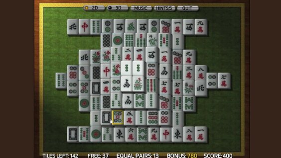 Mahjong Tridimensional jogo online grátis