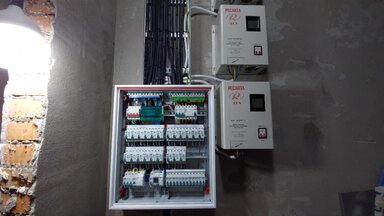 Сборка электрощита в загородном доме " Истринский район"