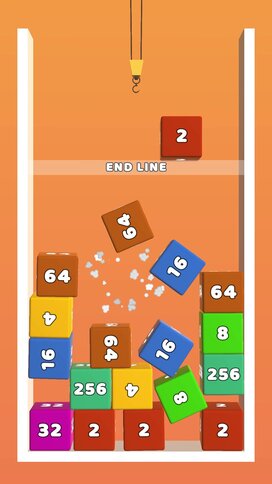 Funny Cubes 2048 — play online for free on Yandex Games