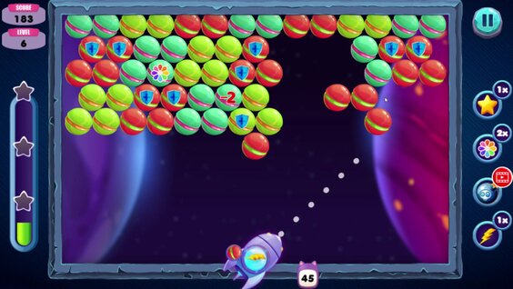 Bubble space shooter — play online for free on Yandex Games