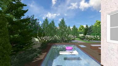 Ландшафтный дизайн участка 60 соток