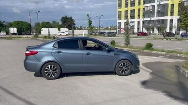 пример выполнения учеником элемента "заезд в гараж задним ходом"