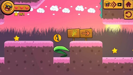 Cool Orange Ball: Bounce Adventure (by New Generation Games