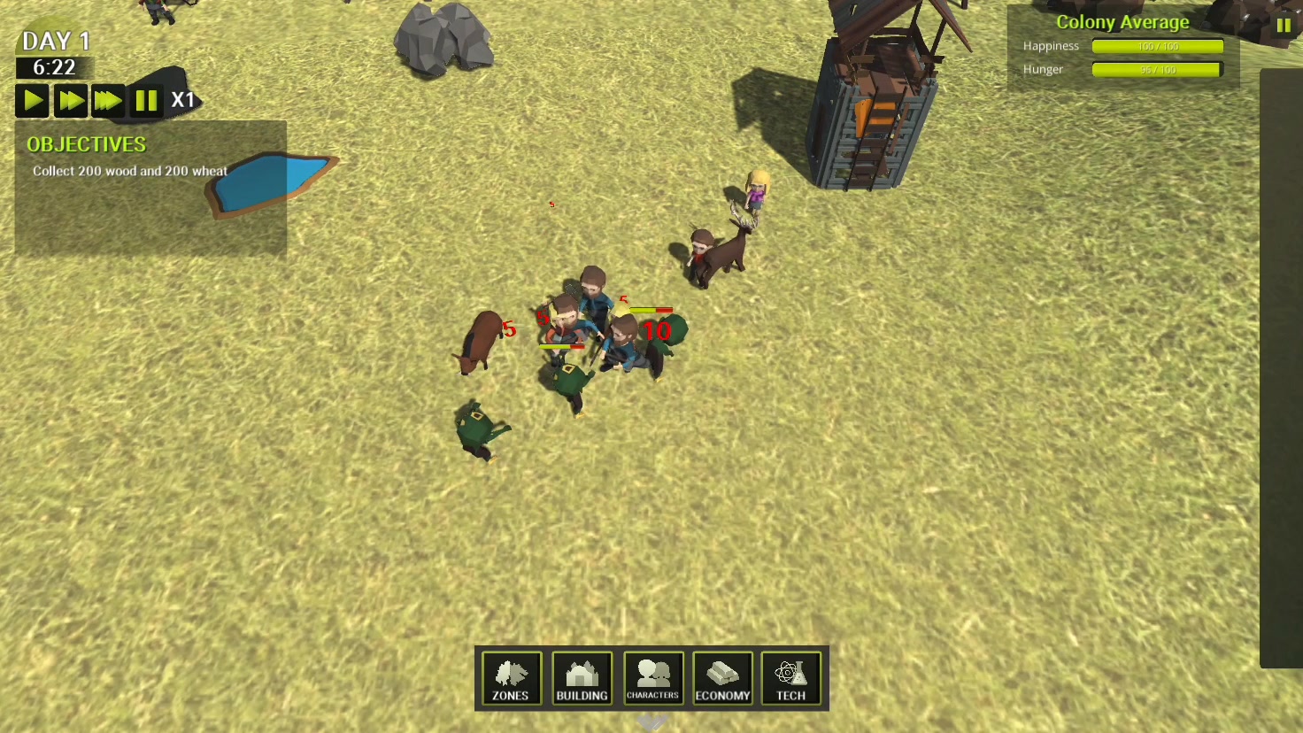 Survival colony
