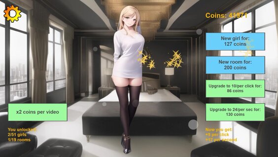 Your Anime Girl in the Bedroom — play online for free on Yandex Games