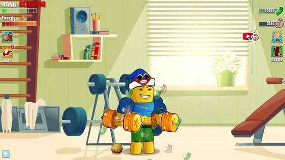 Robix at the Gym