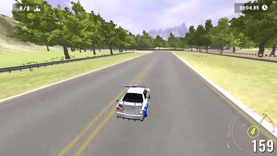 Racing Simulator with Crashes