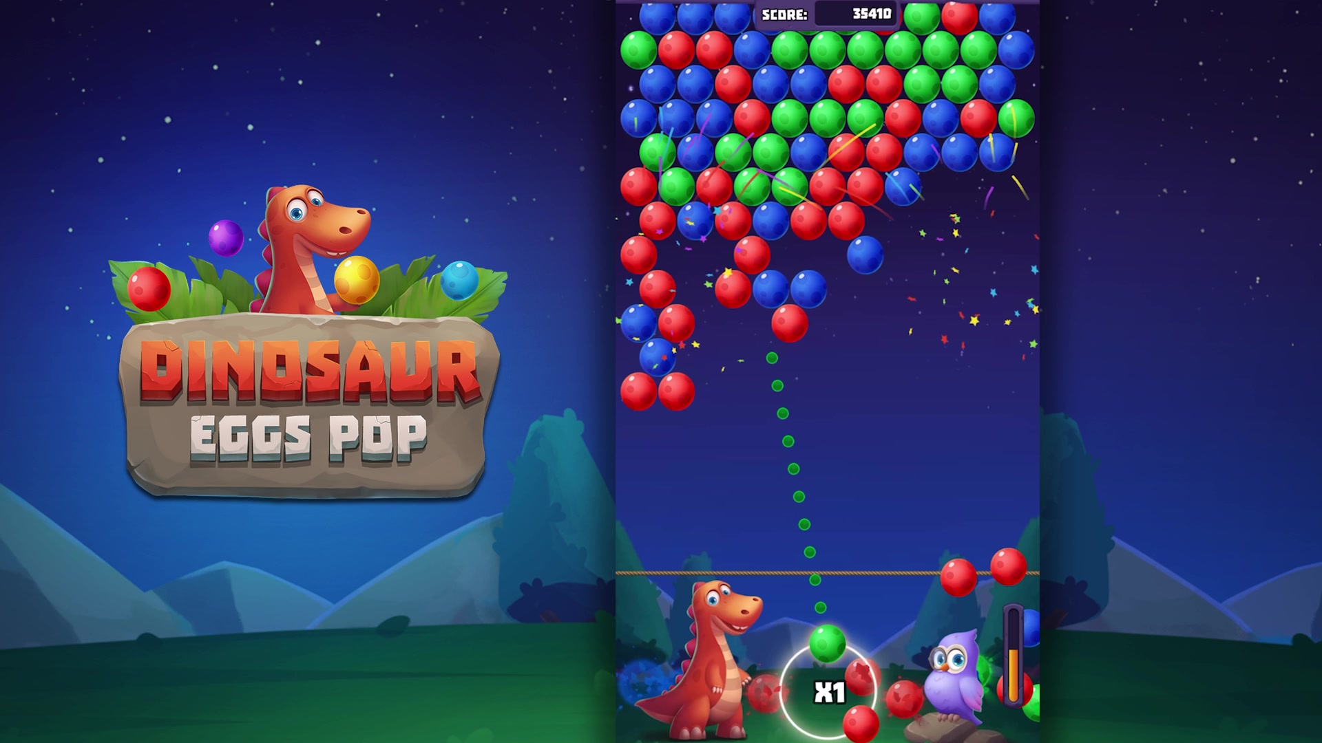 Dinosaur Eggs Pop — play online for free on Yandex Games