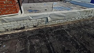 Первичный осмотр кровли.