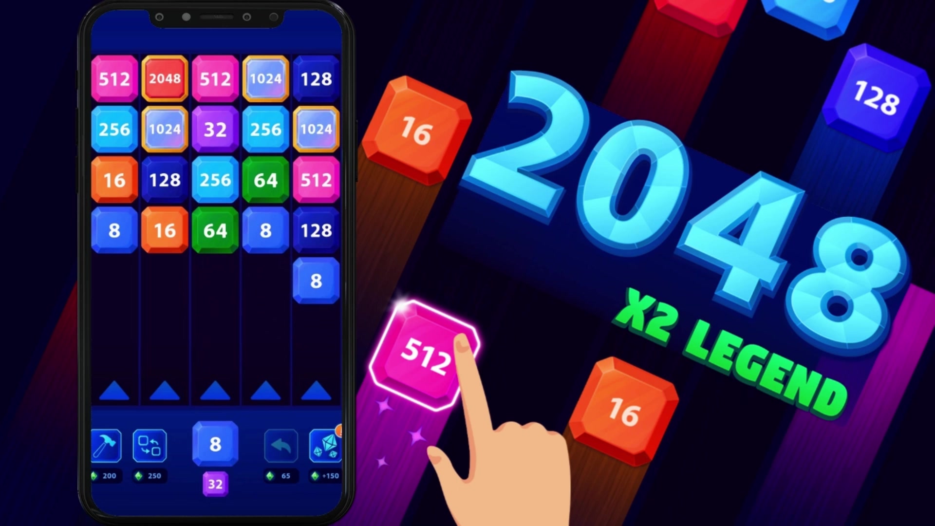 Play 2048 Legend online for Free on PC & Mobile