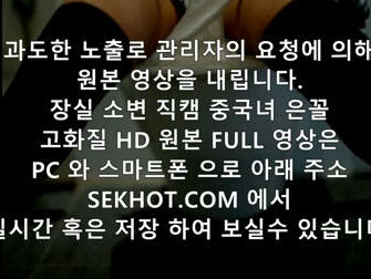 장실 소변 직캠 중국녀 은꼴
