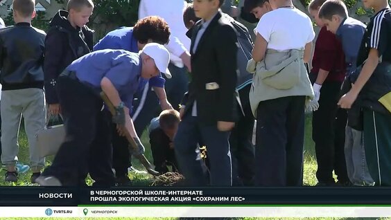 В Черногорске появилось новое зелёное пространство в рамках акции "Сохраним лес" — Вид...