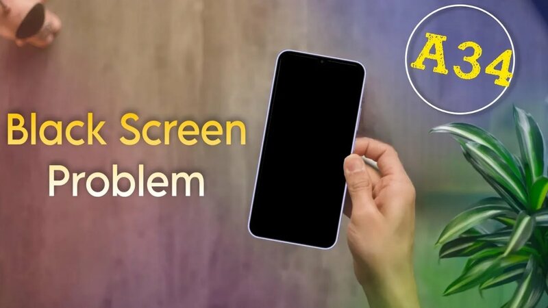 How to Fix Black Screen Problem in Samsung Galaxy A34 | Samsung A34 ON ...