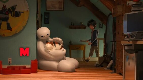 Беймакс рязрядился. м/ф Город героев 2014 (Big Hero 6)