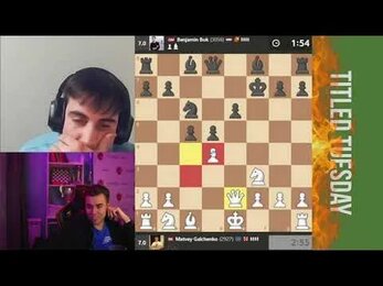 ПРЕДСТАВЛЯЮ КАК ОН В ШТАНЫ НАЛОЖИЛ! // IM МАТВЕЙ ГАЛЬЧЕНКО vs GM БЕНДЖАМИН БОК #chess #шахматы