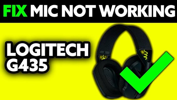 How To FIX Logitech G435 Mic Not Working (2025) - Step by Step - Yandex ...