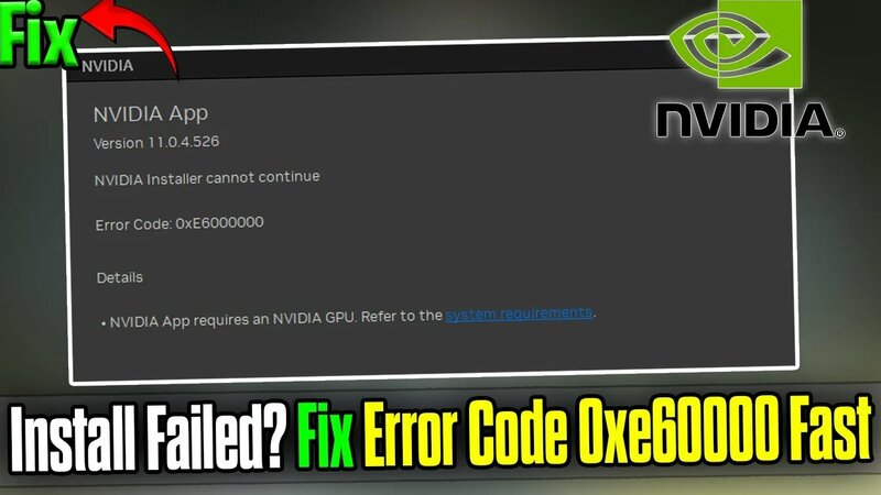 How To Solve Nvidia Error 0xe60000 on Windows 10 & 11 - Смотреть онлайн ...