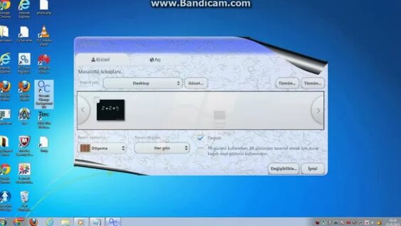 WINDOWS TA MASA ST ARKA PLAN N DE I TIRME visual data 5