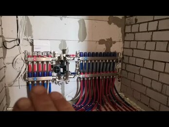 Лучевое отопление. Тёплый пол. Насосно-смесительный узел VALTEC COMBIMIX.