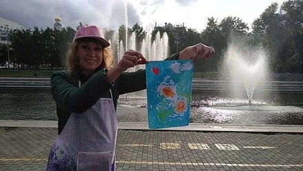 Рисование на воде/Эбру с Селеной