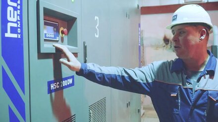 HERTZ-KOMPRESSOREN / Dalgakiran винтовые компрессоры на Судостроительном заводе 'Лотос' г Астрахань