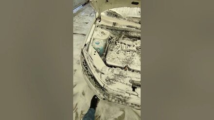 мойка двигателя # машина лада гранта фл