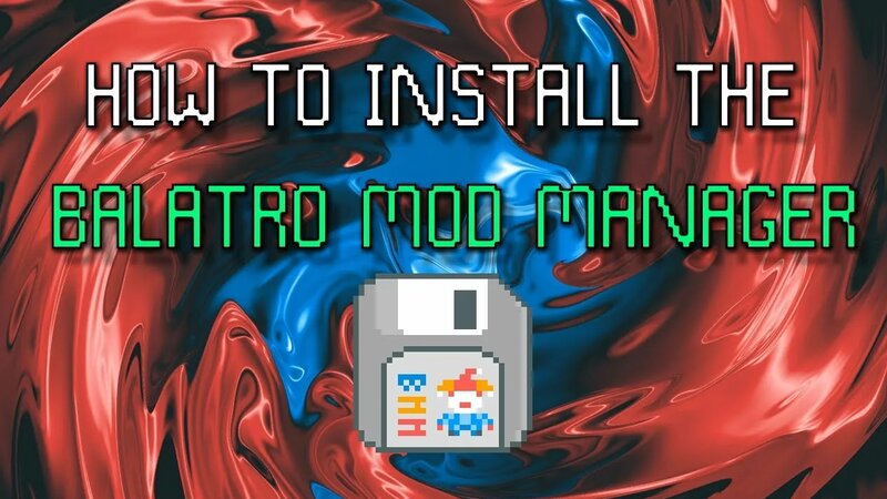 How to install Balatro Mod Manager | A clean and simple mod manager for ...