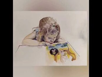 как нарисовать ребенка акварелью. Поэтапный рисунок. сюжетная живопись