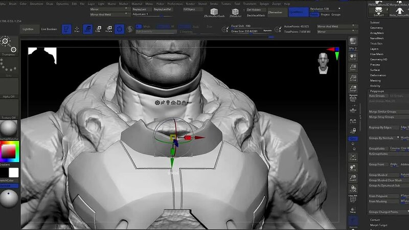 36 Sci Fi Armor Torso part2 — Видео от Modeling/Texturing/Animation ...