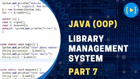 Library Management System using Java Object Oriented Programming (OOP ...