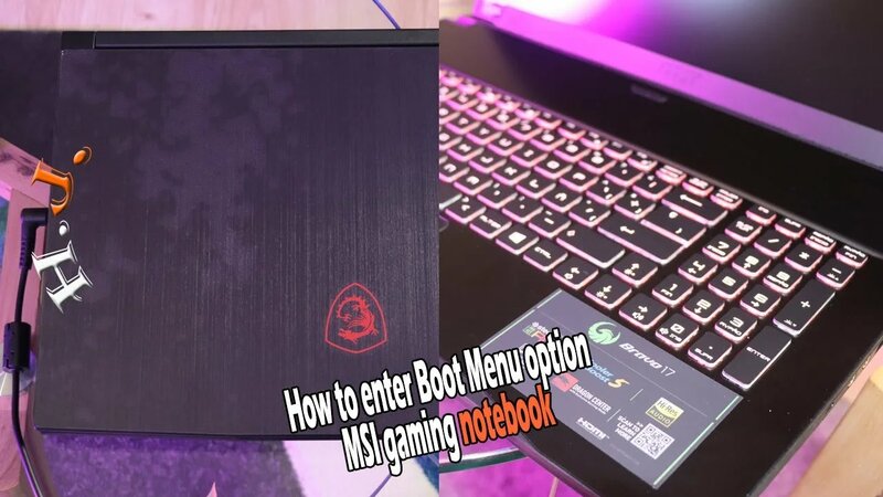 How to enter Boot Menu option MSI gaming notebook 2021 - Yandex Video ...
