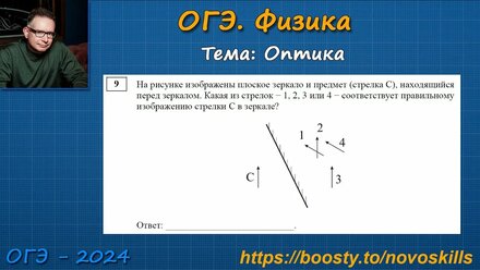 Оптика ОГЭ 2024 Физика