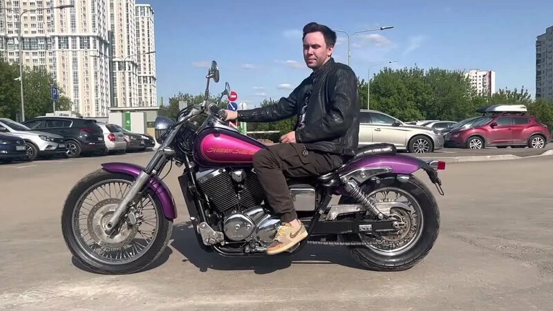 Обзор мотоцикла Honda Shadow Vt400 Slasher (2000 г.) — Видео от 𝕄𝕆𝕋𝕆 × ...